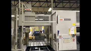 Mazak Multiplex 610 Dual Spindle Live Milling CNC Turning MAZATROL MACH4METAL 6553 Gantry Loader