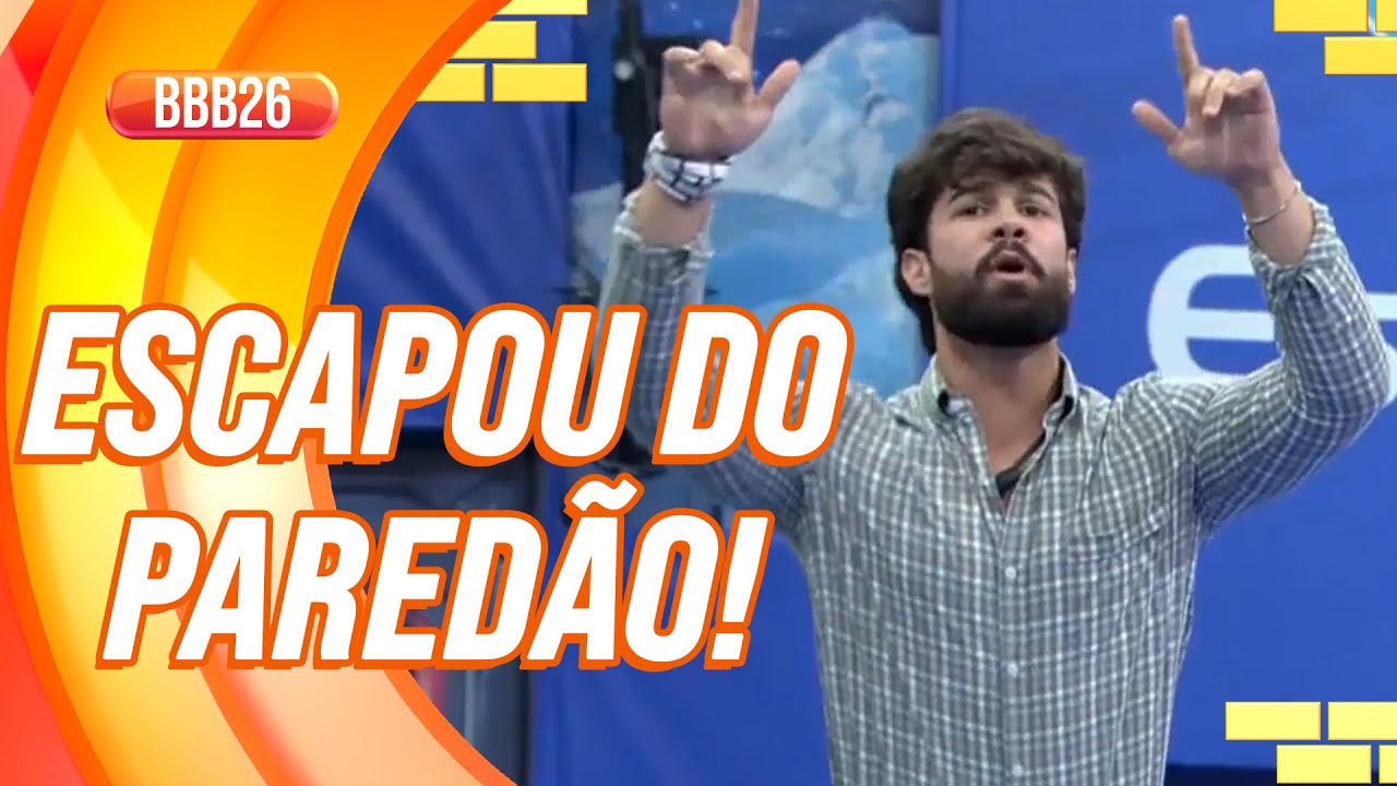 Paulo Augusto VENCE a prova BATE E VOLTA e  está fora do PAREDÃO! ⚡ | BBB 26