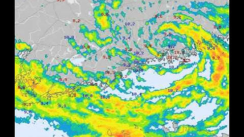 Weather Radar Animation from Helsinki Area