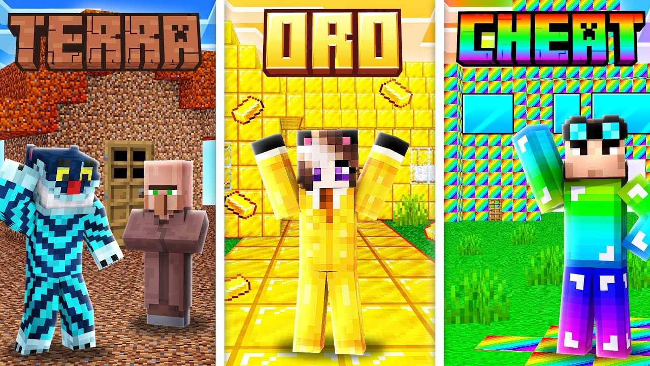 HO BARATO CONTRO I MIEI AMICI PER TROVARE PIU' DIAMANTI SU MINECRAFT!!