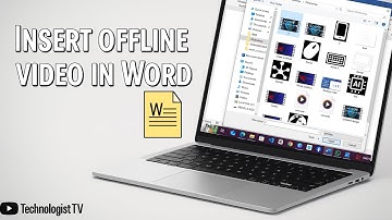 How to Insert Offline Video in Microsoft Word | Jinsi ya Kuingiza Video Offline Kwenye Word