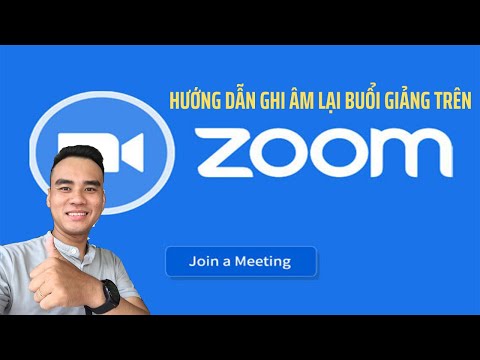 Video Hướng dẫn cách ghi lại video học online trên Zoom... - youtube
