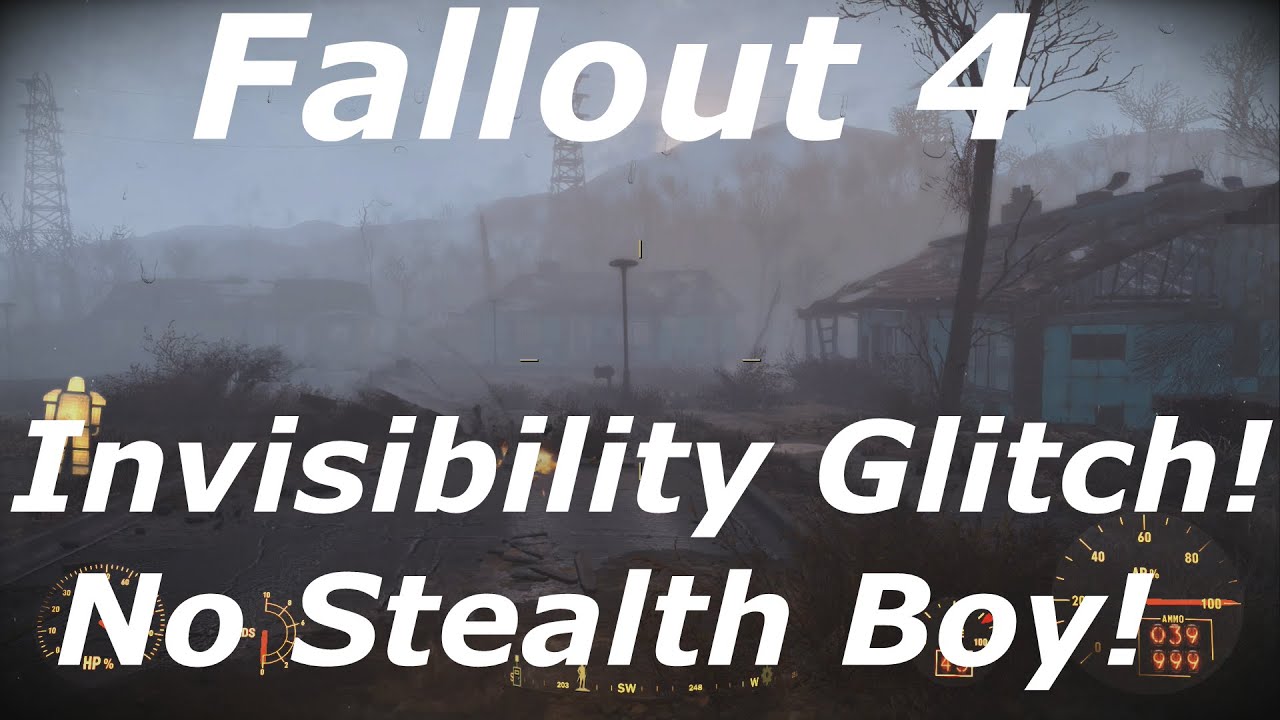 Fallout 4 Invisibility Glitch / Exploit! Become Invisible Without A