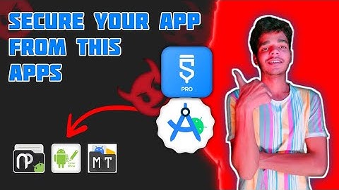 How to protect your app from Reverse engineering | Sketchware Tutorial