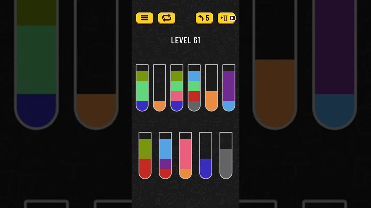 Water Sort Puzzle - Level 61
