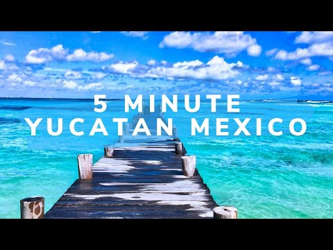 5 Minute Yucatan Peninsula (WATCH THIS Speed Travel in Mexico)