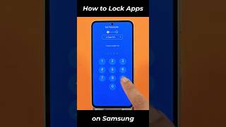How to lock apps on Samsung phones #samsung #lockapps