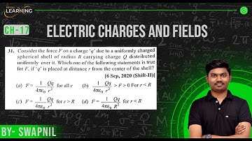 Consider the force F on a charge 