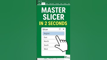 Add Slicer in 2 Seconds💡#excel #slicer #exceltips #dataanlysis #learning #excelshorts #viral #hindi