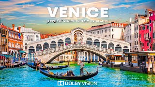 Venice 4K UHD Scenic Relaxation | Explore Romantic Canals with Cinematic Music