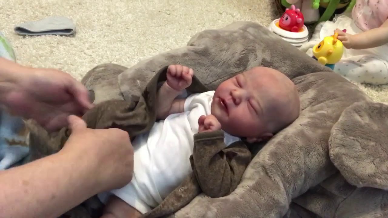 baby doll cooking Sunday Evening With Reborn Baby Cohen & His New Outfit