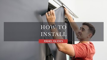 How to install Panel Glide Blinds