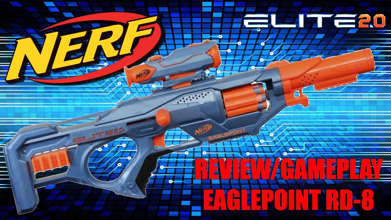 Nerf Elite 2.0 Eaglepoint RD-8 | Revolver Rifle with Tactics!