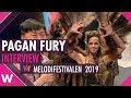 Capture de la vidéo Pagan Fury "Stormbringer" Interview @ Melodifestivalen 2019 | Wiwibloggs