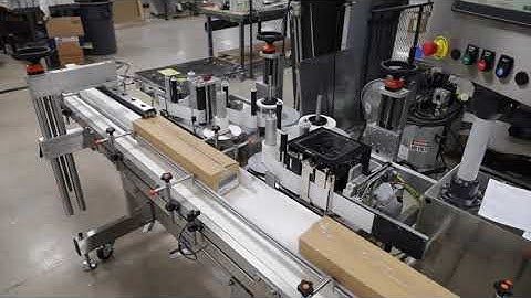 Print & Apply Corrugated Carton /Box Labeling System - Techline