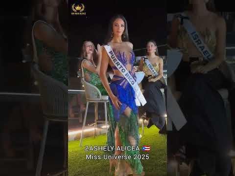 I Am Ready For The Swimsuit Round Miss Universe Puerto Rico 2025 Zashely Alicea