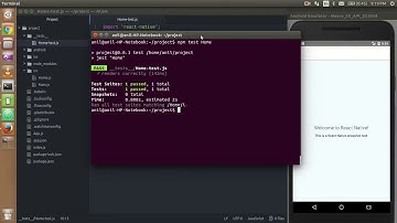React-Native tutorial # 16 start with jest test cases