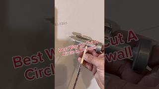 ONLY Way To Cut Circles In Drywall!!!