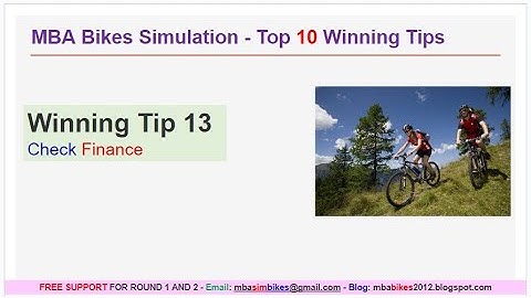 MikesBikes Bikes Simulation guide   Round 1   Part 13