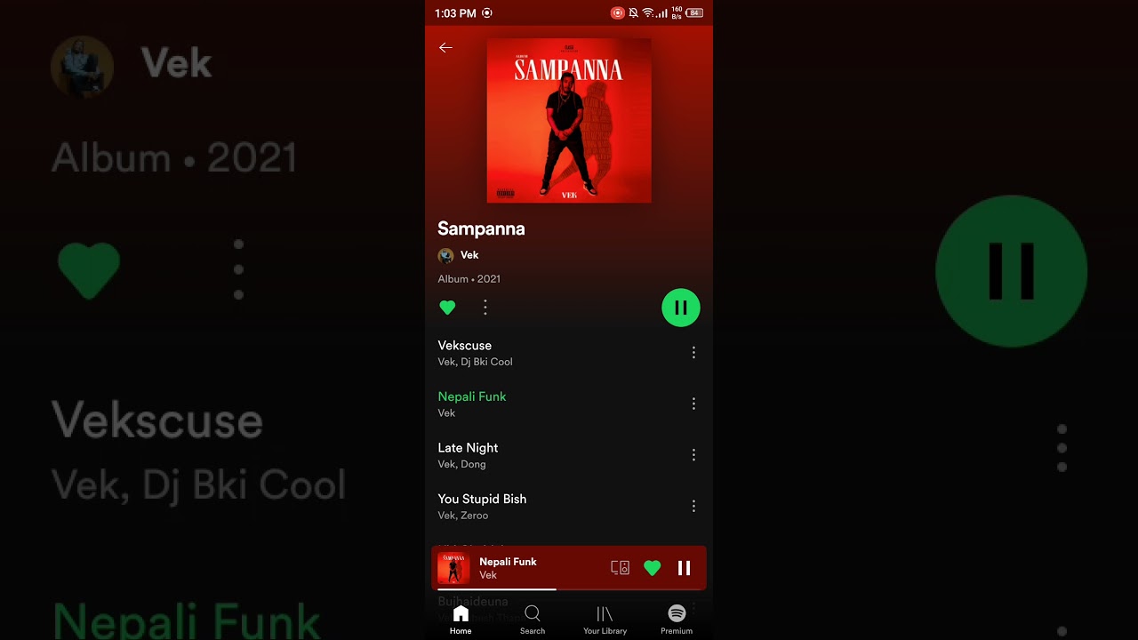 vek-Nepali funk song,sampanna album