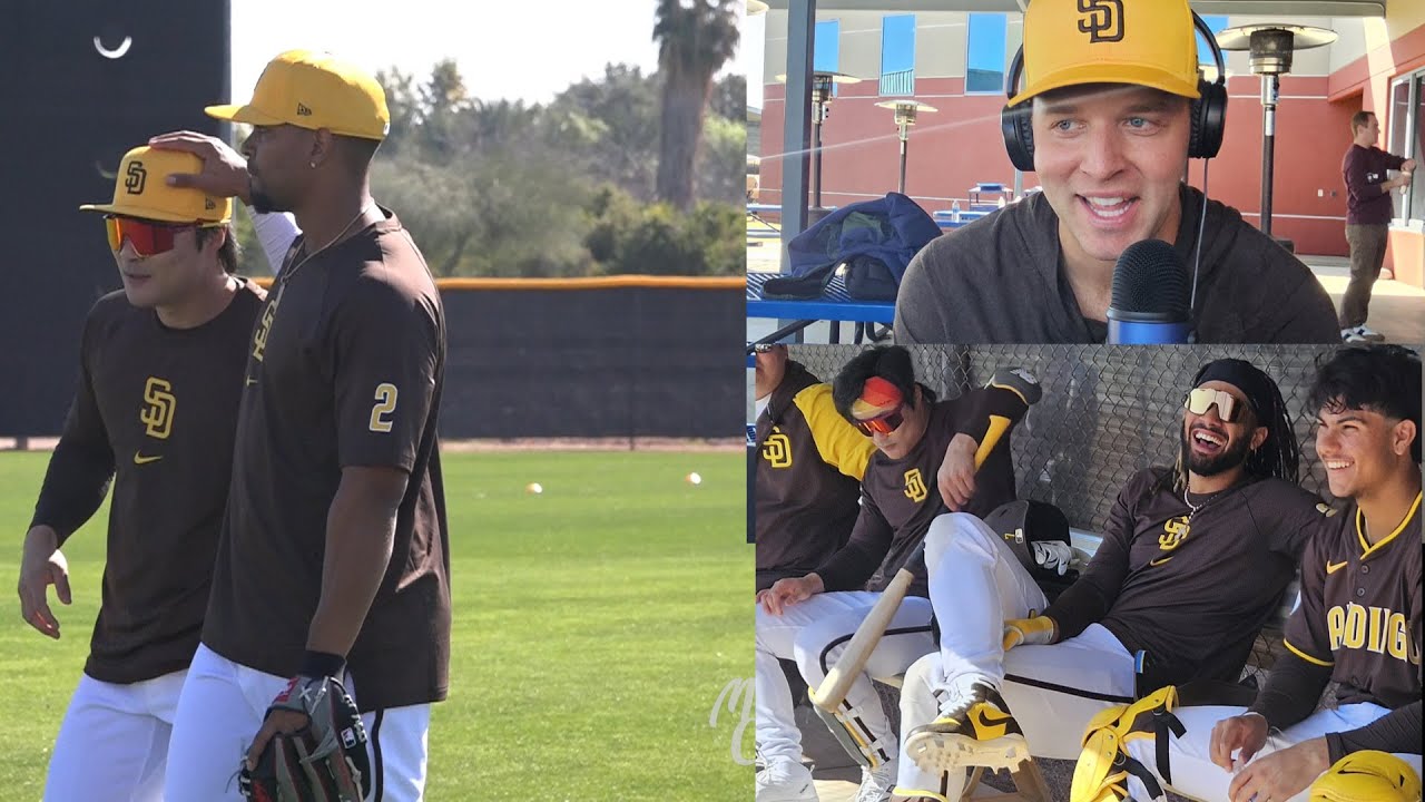 The Darren Smith Show with Marty live from Padres spring training - YouTube