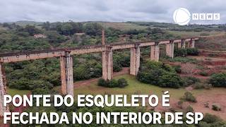 Acesso à Ponte do Esqueleto é fechado após morte de jovem em salto de rope jump