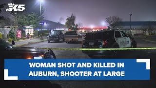 One person killed, shooter at large in Auburn
