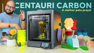 Essa impressora 3D Me Surpreendeu! Fechada, Rápida e com Preço Muito Bom! Elegoo Centauri Carbon