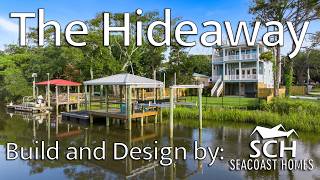 Luxury Coastal Home Tour in Oak Island NC | The Hideaway | Waterfront Living