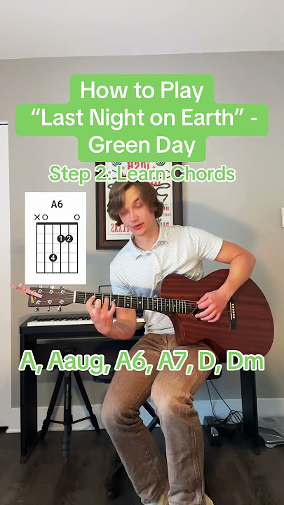 How to Play “Last Night on Earth” - Green Day 🎸 #guitar #guitartok #musiciansoftiktok #fyp #foryou