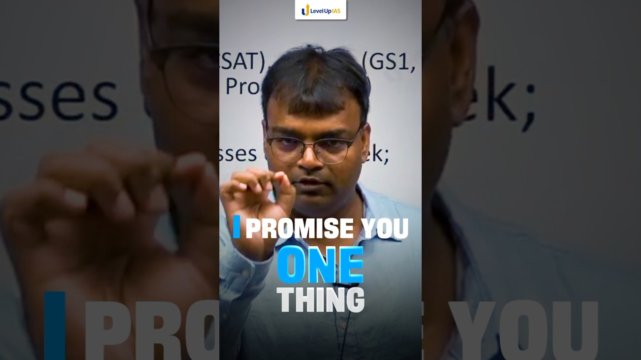 Everyone will study from LevelUp IAS notes! 