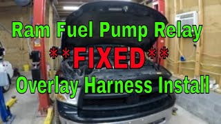 Installing a Dodge fuel pump relay bypass for a faulty TIPM repair
