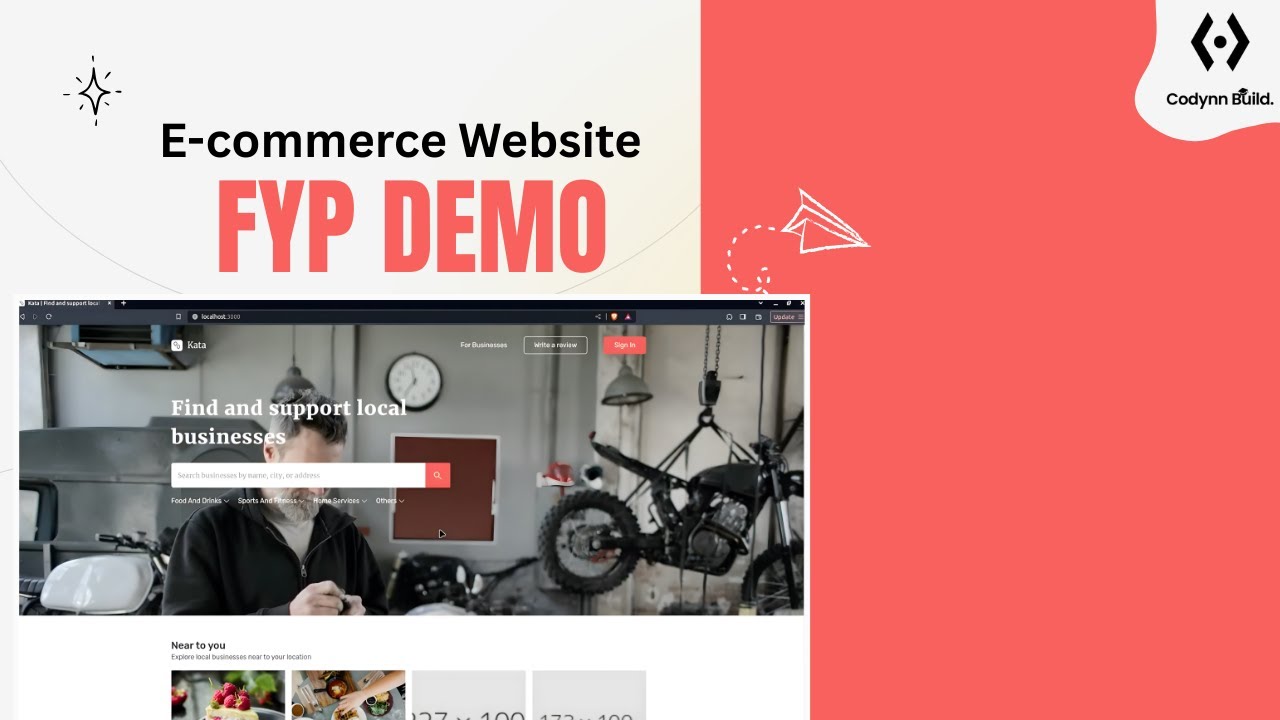 Final Year JavaScript Project  E commerce Website FYP Demo and Report   Codynn Builds