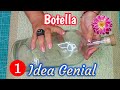 SUPER IDEA CREATIVA PARA DECORAR BOTELLAS EN CASA👌 - LINDAS MANUALIDADES PARA TU HOGAR🤩