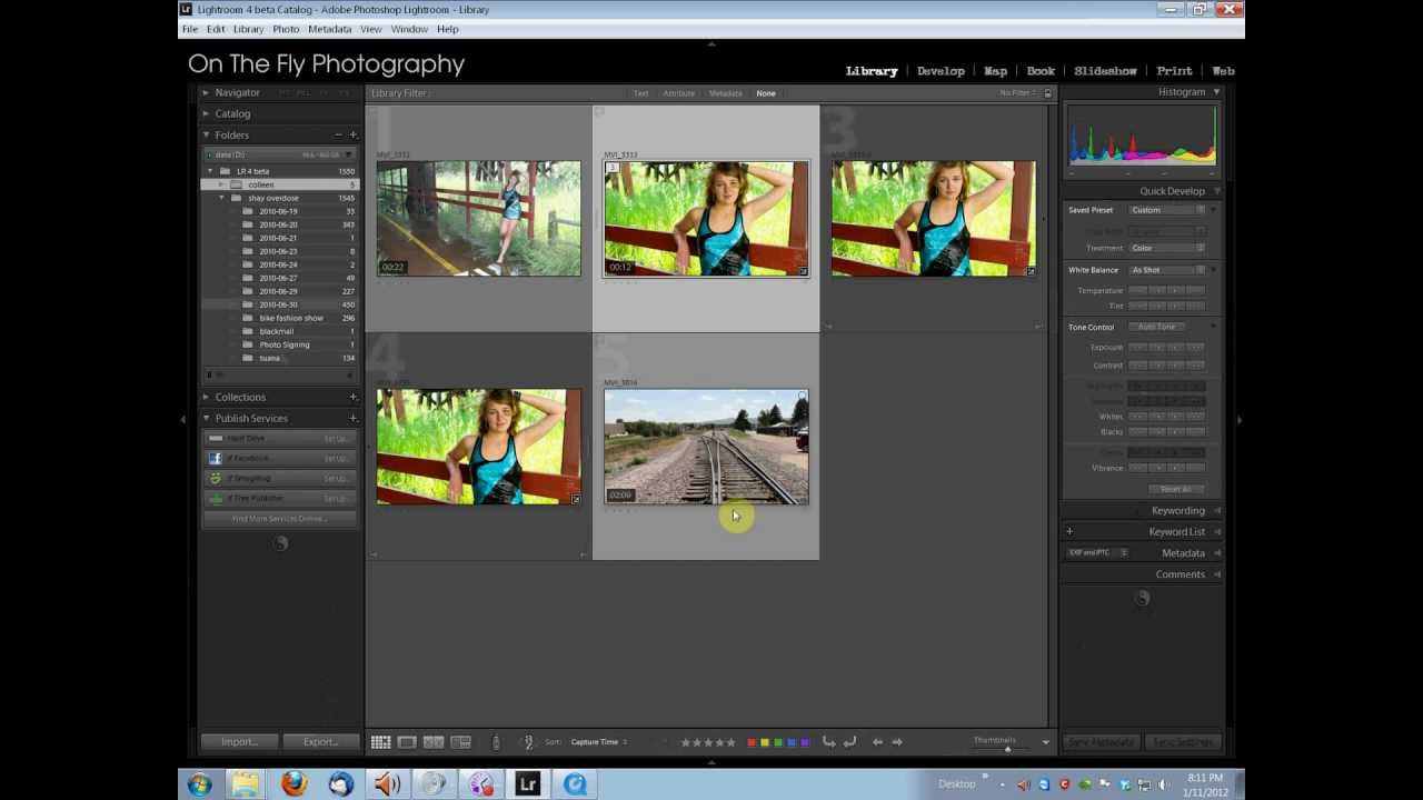 Lightroom 4 beta - video support & editing
