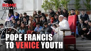 VENICE | Pope Francis to Venice youth: “The secret of great achievements is perseverance”