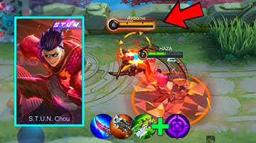 CHOU HACK FULL DAMAGE BUILD 2022 | CHOU NEW META GAMEPLAY | Mobile Legends