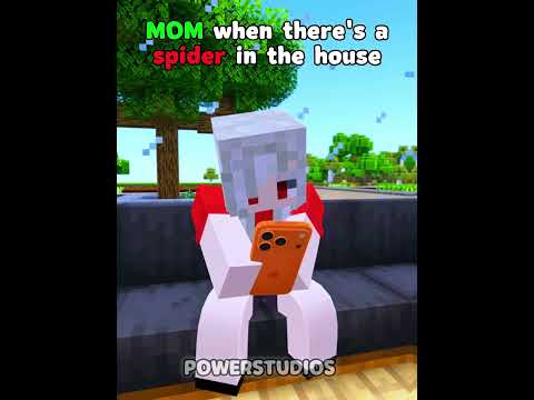 Me vs Mom When There's a Spider in The House 💀