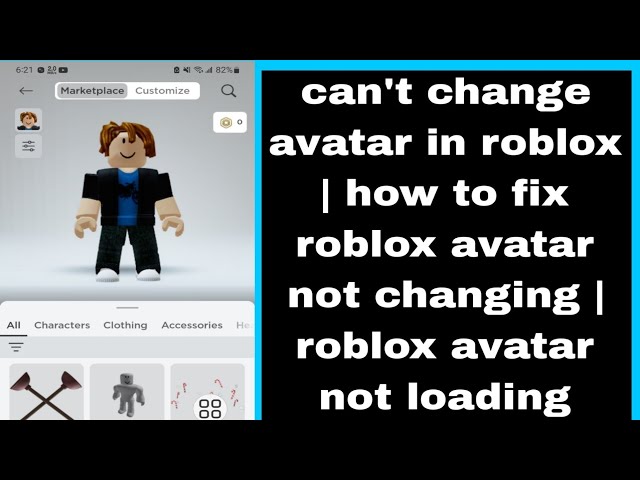 Changing costumes on Avatar editor does not change your avatar's