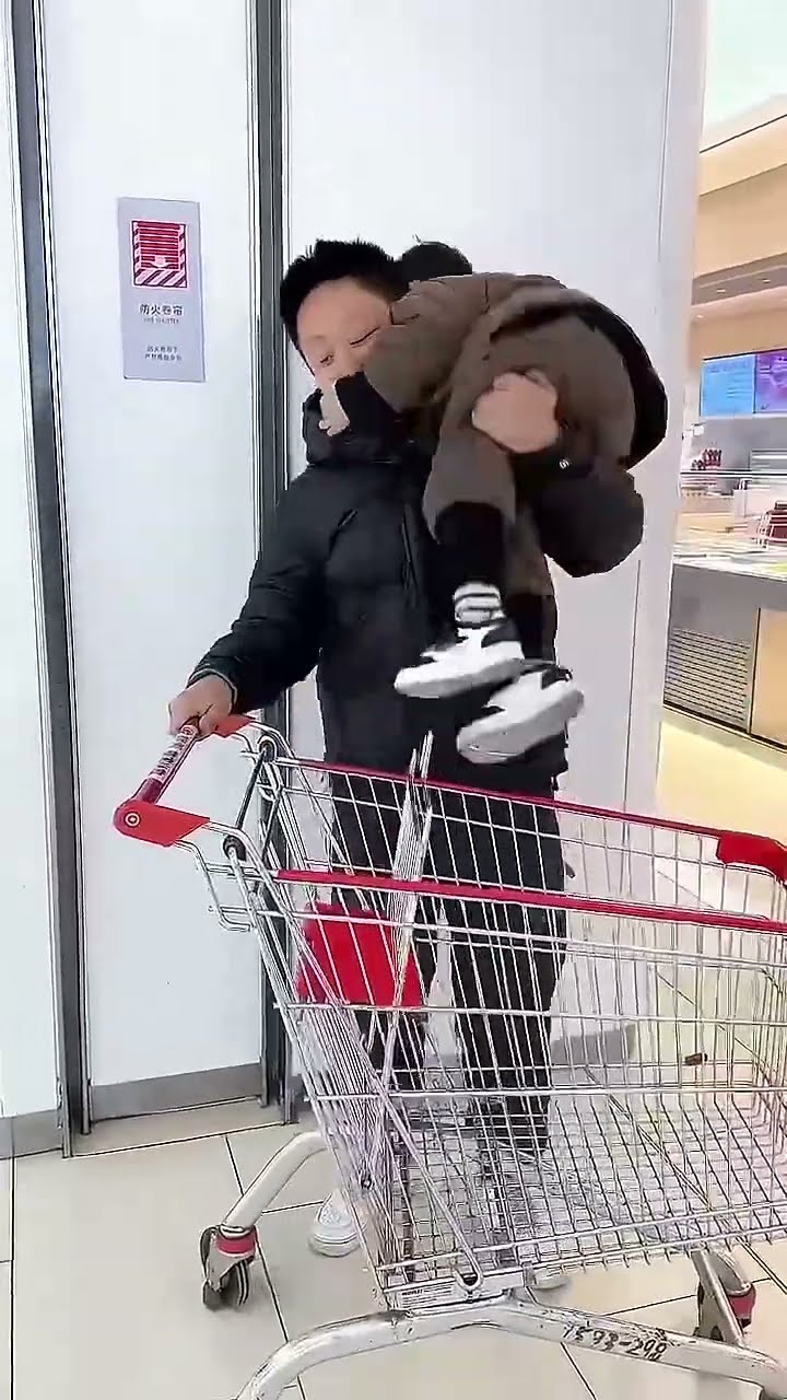 活了30年，原来购物车可以这样打开的！#Cute baby#Cute#呆萌小米宝#聪明宝宝#萌娃