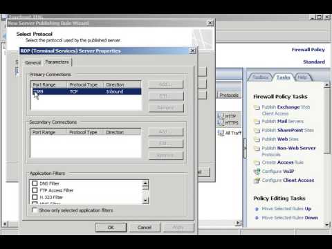 12 Publish Remote Desktop on TMG