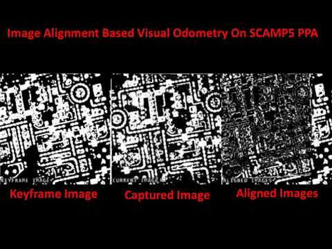 Image Alignment Based Visual Odometry On SCAMP5 PPA