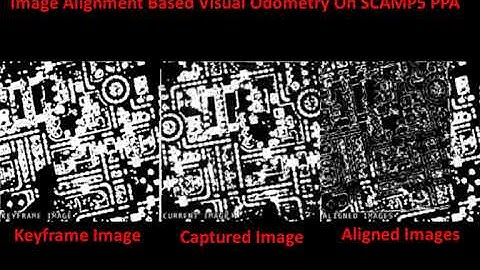 Image Alignment Based Visual Odometry On SCAMP5 PPA