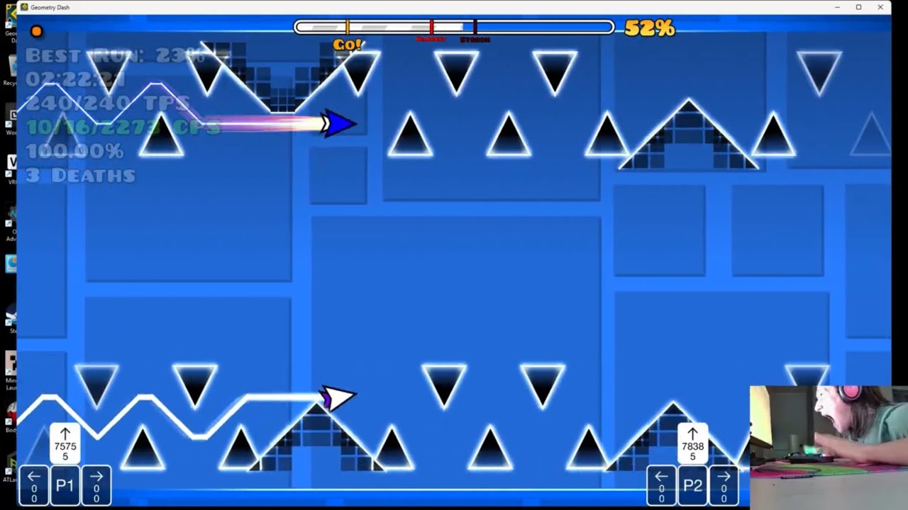 System Failure 15 Deaths 99.96% WR (NO PAUSE 2P STAMINA DEMON) Top 10