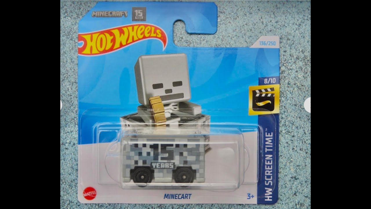 Hot Wheels Minecart - Scala 1:64 - HW Screen Time 8/10 - 2