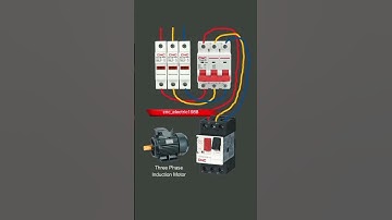 Three phase induction motor controlling with fuses, MCB and MPCB