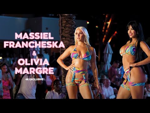 Massiel & Olivia in slow motion | Miami Swim Week 2022 | 4K