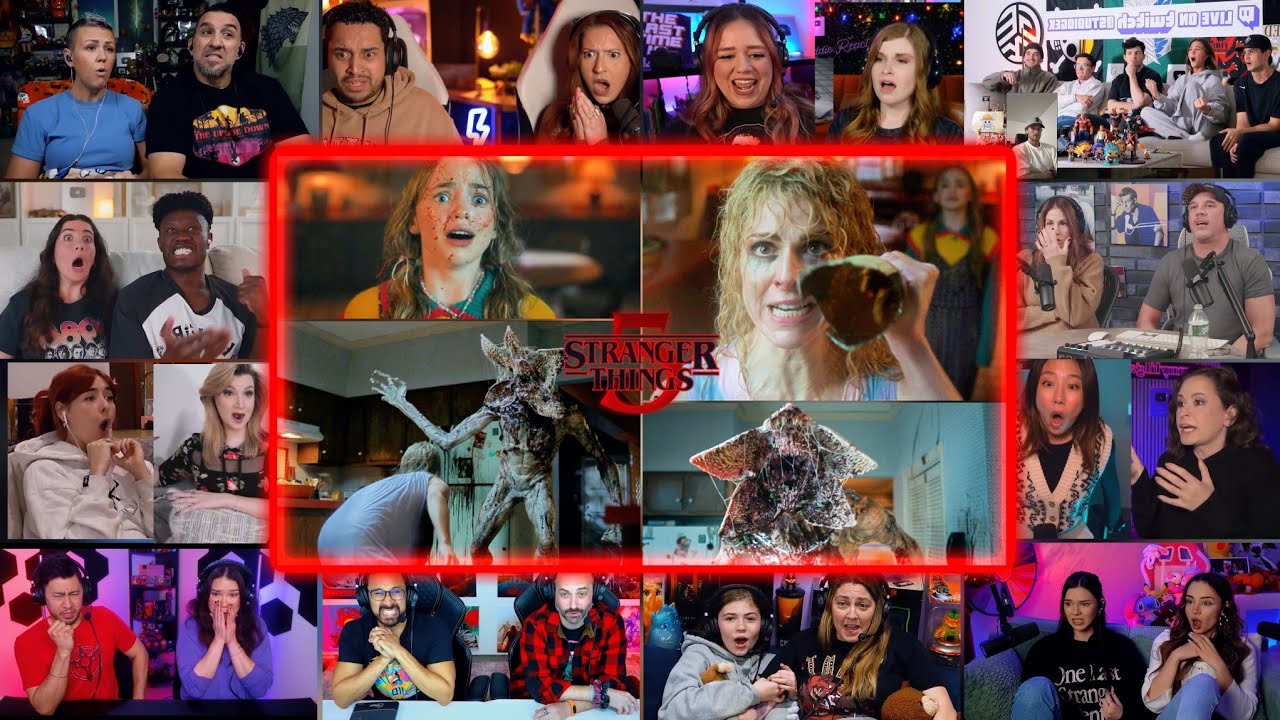 Fans React To THE HOLLY's FAMILY ATTACKED BY A DEMOGORGON | Stranger Things S5 Ep 2 Reaction Mashup