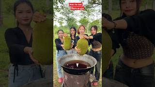Jack Fruit Recipe In Yummy Cooking 🥰 Chinese food 🥝 #cooking #food #recipe #jackfruit #chinesefood