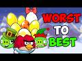 Every Angry Birds Seasons Golden Egg Ranked
